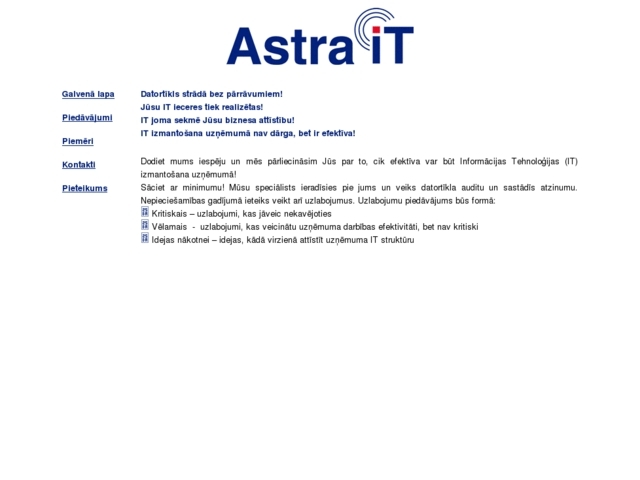 Astra IT, SIA